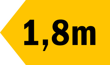 1,8m - kabel