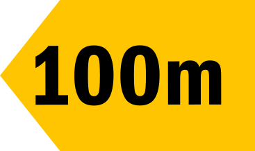 100m