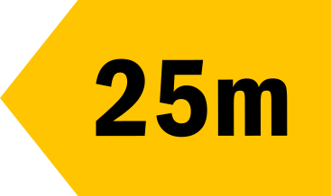 25m - kabel