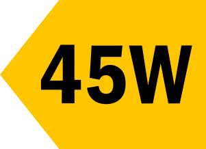 45W