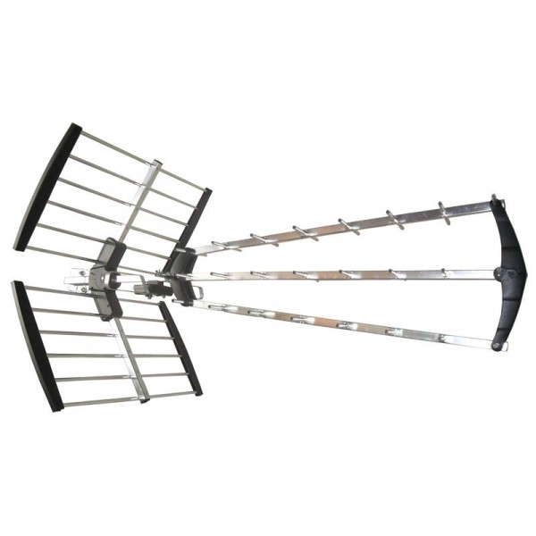 TV anténa venkovní DVB-T2, UHF, 17dB, LTE/4G filtr