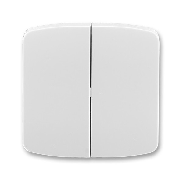 Kryt vypínače ABB Tango 3558A-A652 S dělený šedý