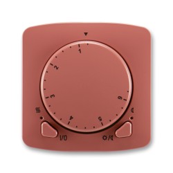 Kryt otočného termostatu ABB Tango 3292A-A10101 R2 vřesově červený