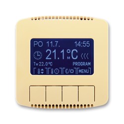 Kryt programovaného termostatu ABB Tango 3292A-A10301 D béžový