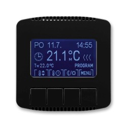 Kryt programovaného termostatu ABB Tango 3292A-A10301 N černý