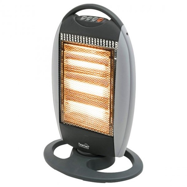 Halogenové topení s držákem 400W / 800W / 1200W, s oscilací