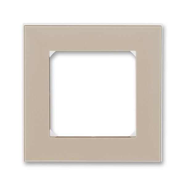 Rámeček ABB LEVIT 3901H-A05010 18 jednonásobný, macchiato / bílá