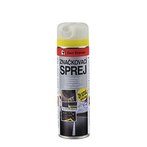 Značkovací sprej žlutý - reflexní 500ml