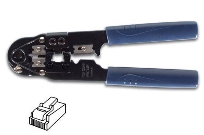 Krimpovací kleště na konektory RJ45