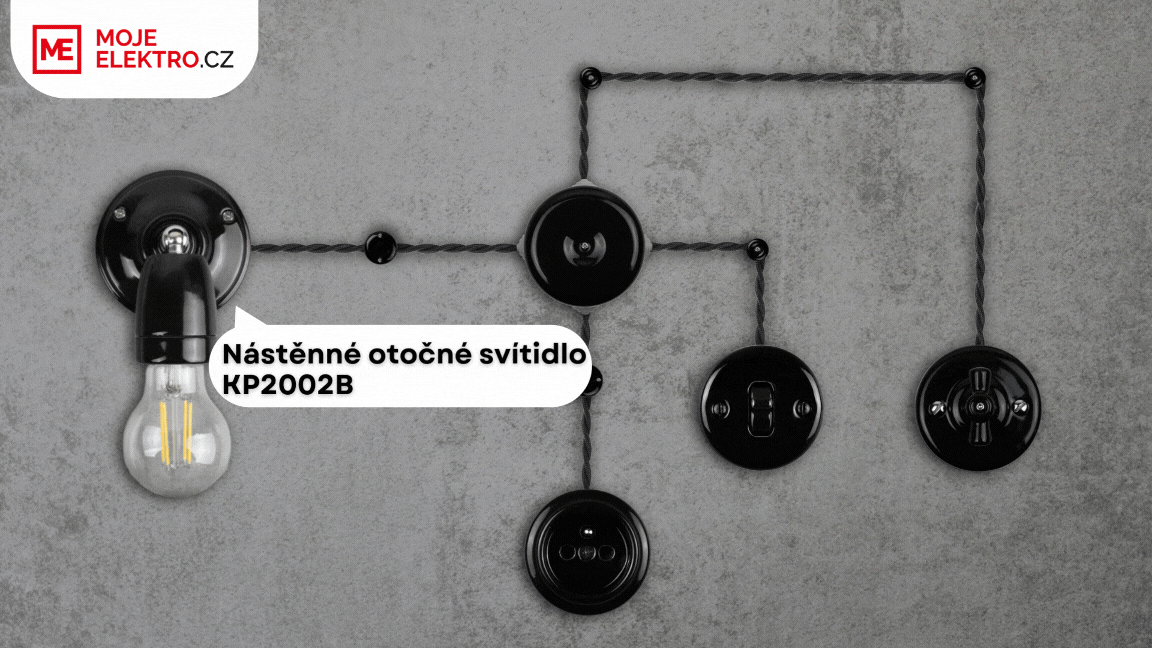 Ukázka nástěnné instalace RETRO KERAMIK