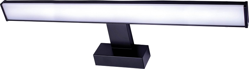 LED světlo nad zrcadlo 60cm černé, MIRROR 12W, 1000lm, IP44