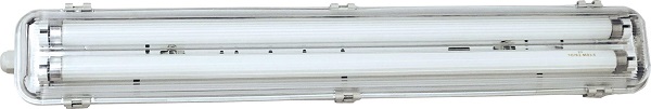 Prachotěsné svítidlo pro LED trubice TRUST 60cm, 2xT8, IP65