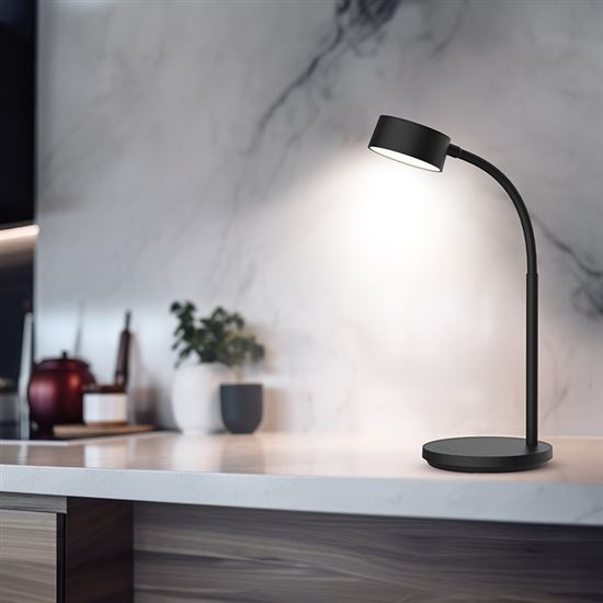 Solight WO3000-B stmívatelná stolní LED lampička, 4,5W, 300lm, 3CCT, černá