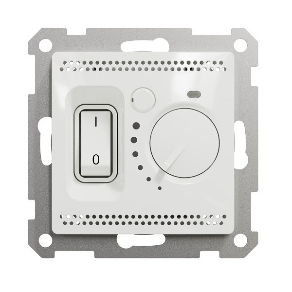 Podlahový termostat SEDNA Design 16A bílá lesklá