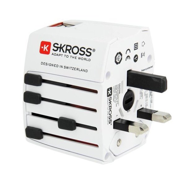 Univerzální cestovní adaptér SKROSS MUV USB AC30PD
