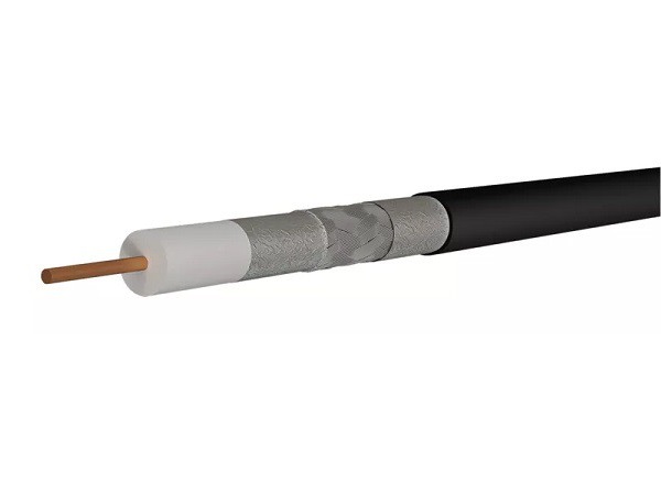 Koaxiální kabel venkovní CB113UV černý - měřený