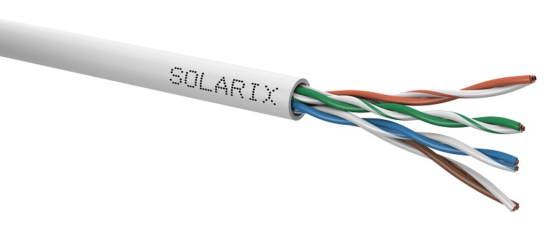 Kabel k internetu UTP kat.5E datový kabel Solarix