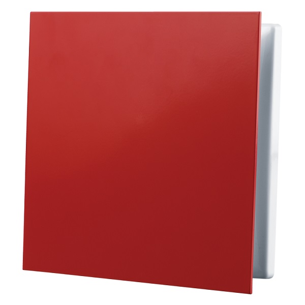 Červená větrací mřížka GP 100 FLAT RED
