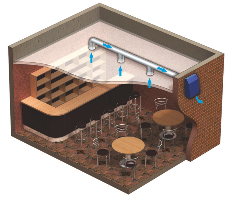 Průmyslový odtahový ventilátor Dalap VIT