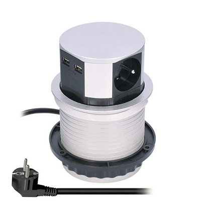 Výsuvná zásuvka s USB