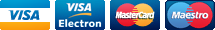 Visa, Visa Electron, Mastercard, Maestro