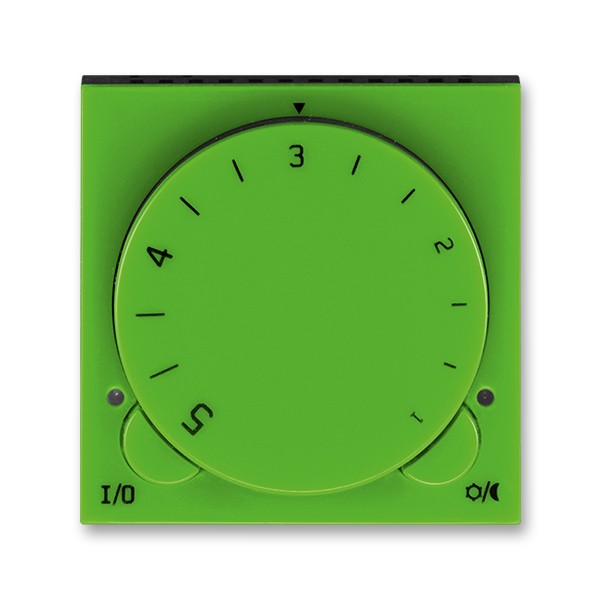 Kryt programovaného termostatu ABB LEVIT 3292H-A10101 67 zelená /kouřová černá