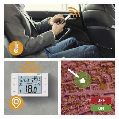 Digitální pokojový termostat P56201 s Wi-Fi
