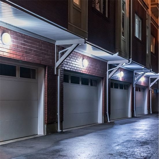 Solight LED venkovní osvětlení kulaté, 13W, 910lm, 4000K, IP54, 17cm