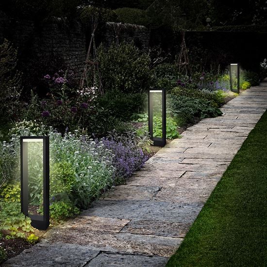 LED venkovní sloupkové osvětlení Ragusa 500, CCT, 7W, 450lm, IP54