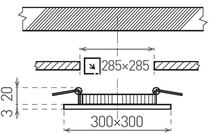 VEGA-S 24W CCT 2100lm
