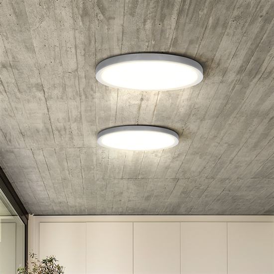Solight WO8019 LED osvětlení s dálkovým ovladačem Estela White, 36W, 2700lm, 30cm, změna chromatičnosti, stmívatelné