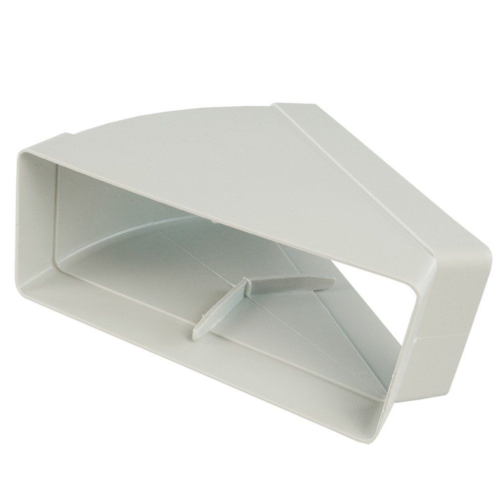 Koleno PS 45° pro čtyřhranné potrubí horizontální 220x90 mm