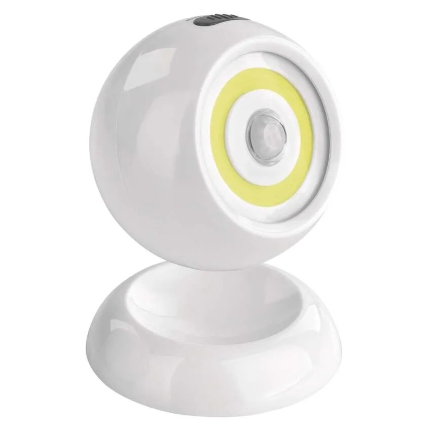 LED noční světlo s pohybovým čidlem P3324, 360° otočná hlava
