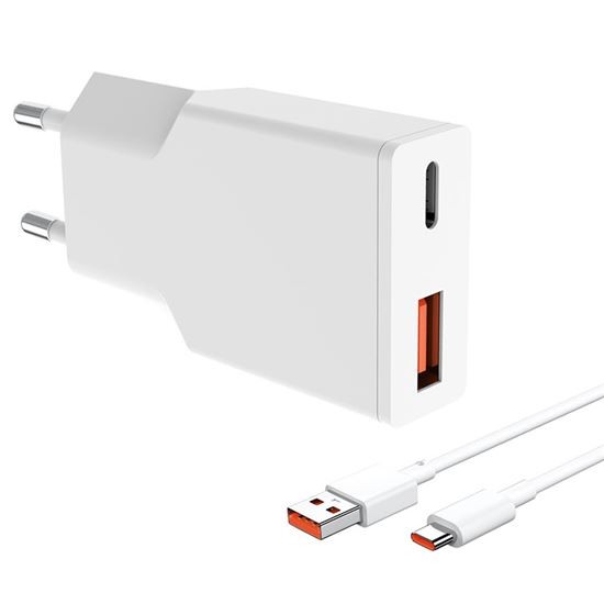 Solight DC71A USB A+C 20W fast charger